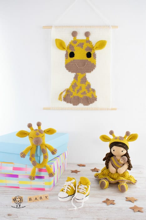 Georgie Giraffe Knotted Lovey — PATTERN MODIFICATION (Please read list –  Mama Made Minis