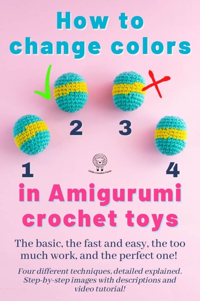 Ultimate color change guide in crochet toys