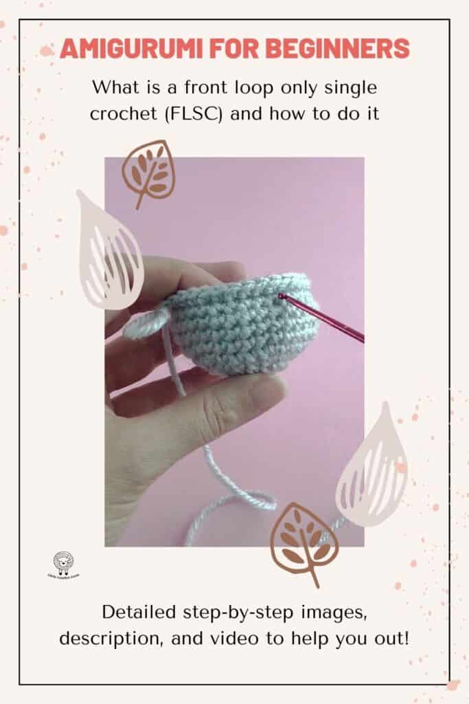 What is front loop single crochet