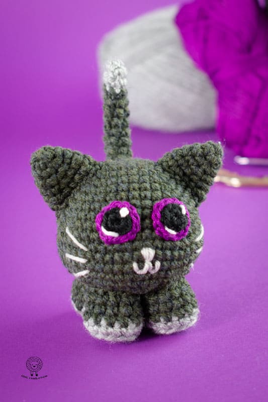 Black Cat Amigurumi Free Halloween crochet pattern