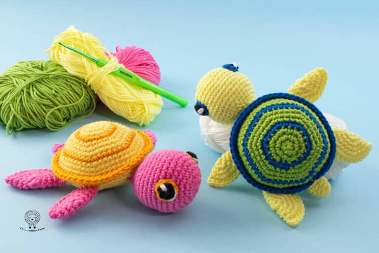 Turtle amigurumi free pattern