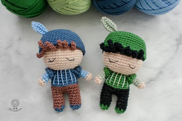 Mini Romeo doll free amigurumi pattern