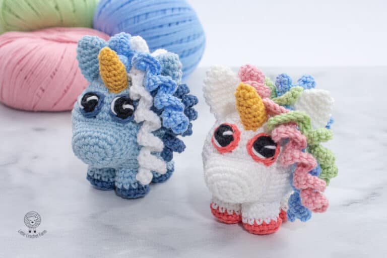 Chubby Unicorn Amigurumi Free Pattern