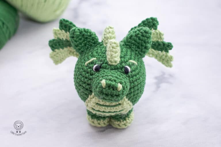 Chubby Dragon free amigurumi pattern