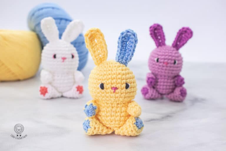 Quick Bunny amigurumi free pattern