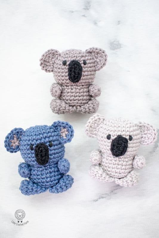Little Koala free amigurumi crochet pattern
