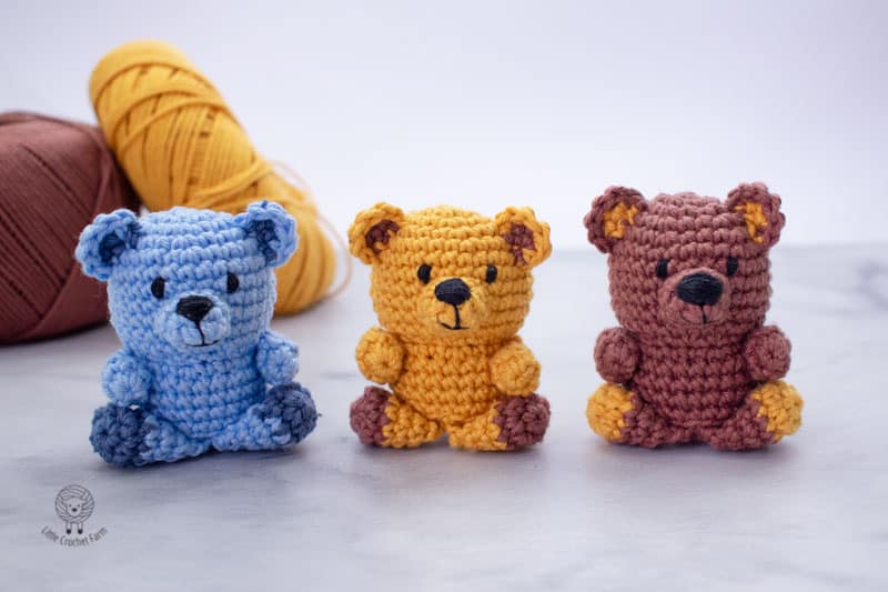 Crochet plush bear free pattern