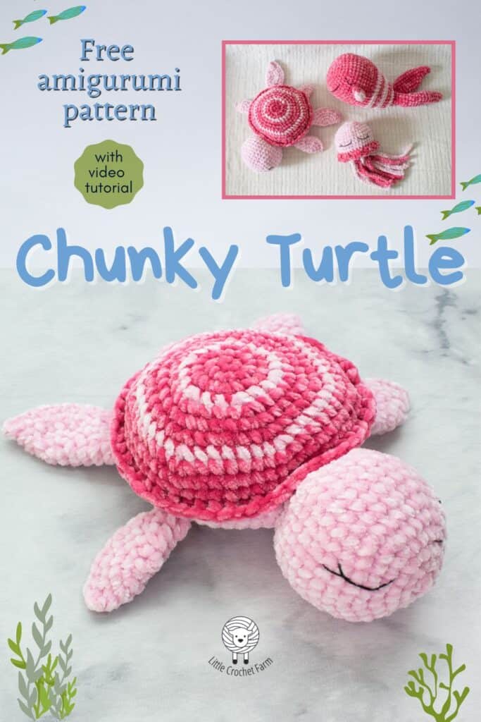 Chunky Turtle free amigurumi pattern