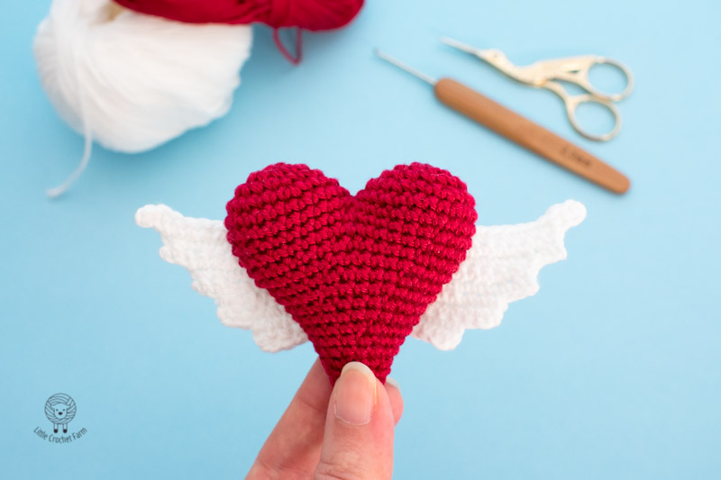 15 Minute Heart Free Crochet Pattern + Video