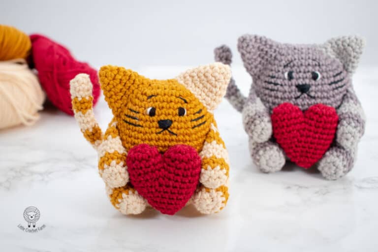 Love Cat Free Amigurumi Pattern