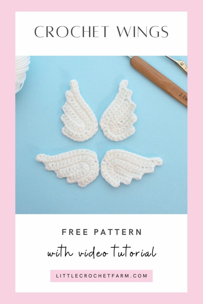 Free Crochet Angel Wings Pattern • Craft Passion