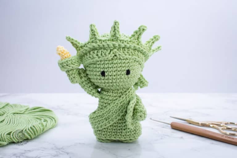 Lady Liberty free amigurumi pattern