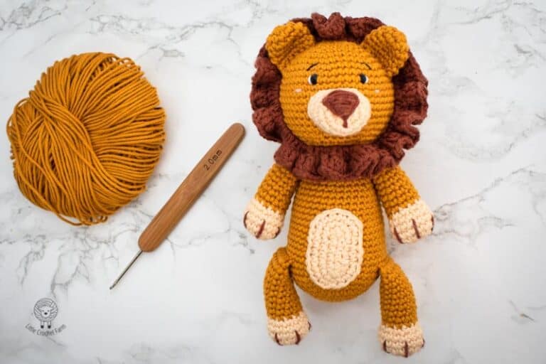 Lion crochet free pattern