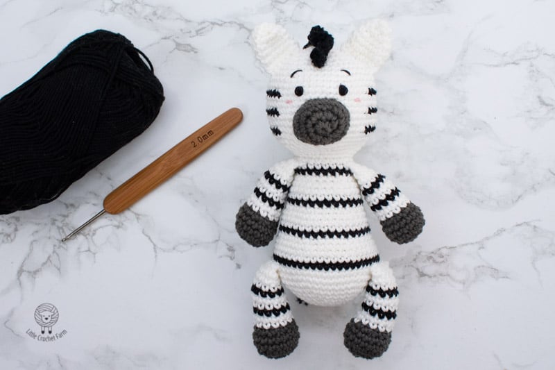Zebra Crochet free pattern
