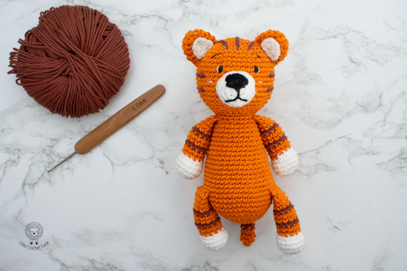 Crochet Tiger amigurumi free pattern