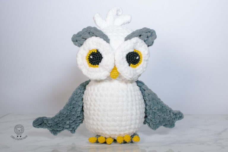 Crochet Snowy Owl free pattern