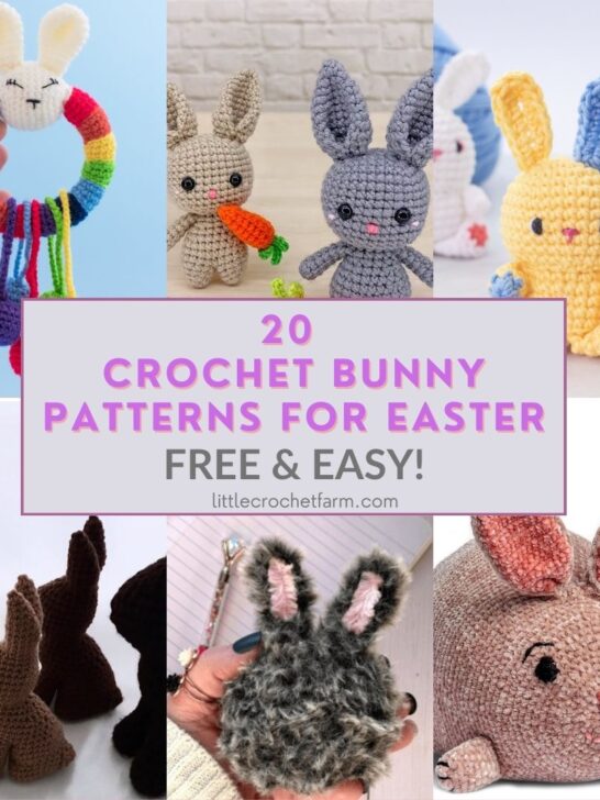 20 Crochet Bunny Patterns for Easter – Free and Easy!
