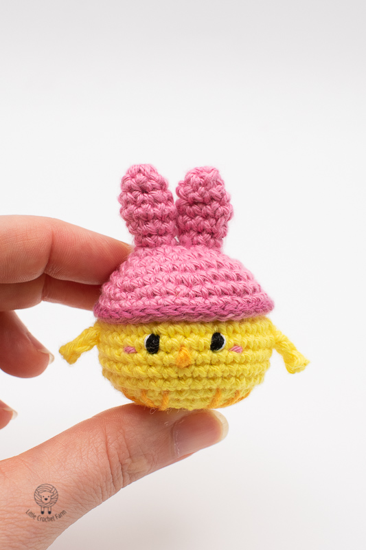 Hopping Into Easter: Crochet Chick with a Bunny Hat Free Pattern