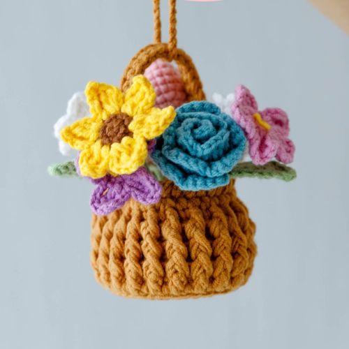 Flower Basket Car Hanging