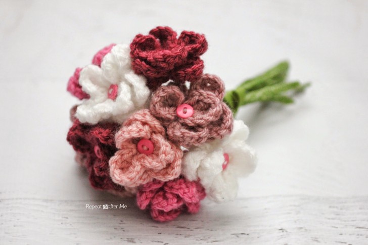 Crochet Flower Bouquet