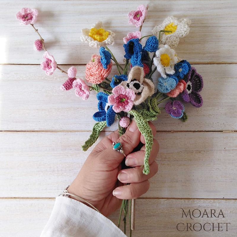 Spring Crochet Flowers