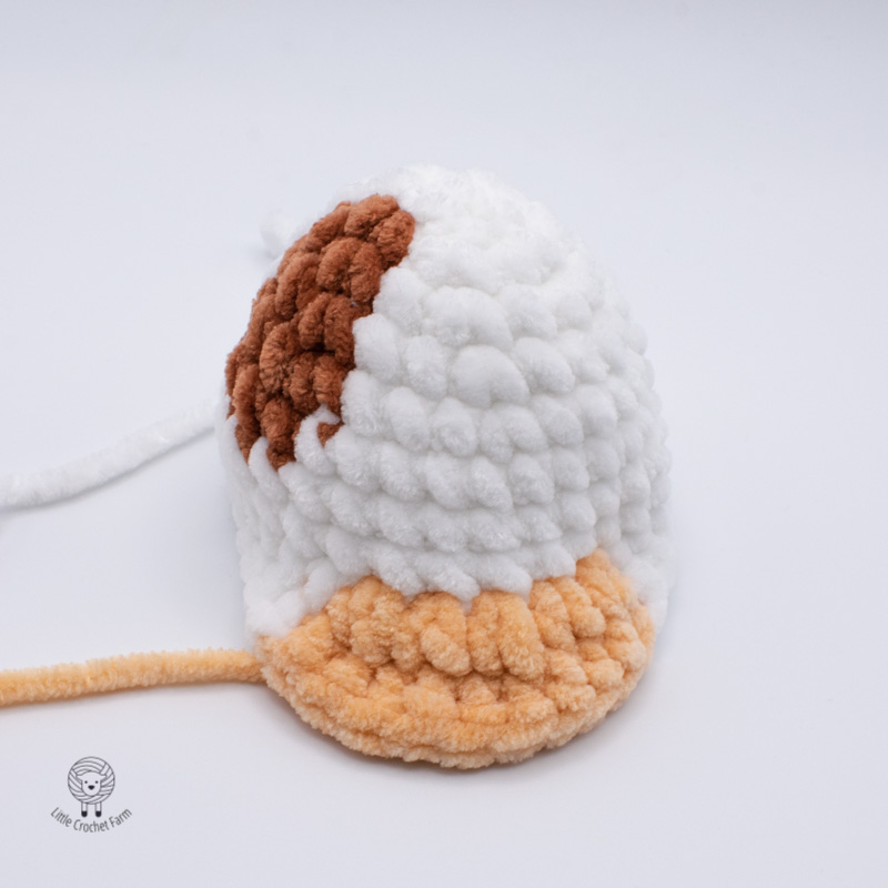 no-sew crochet cow photo tutorial