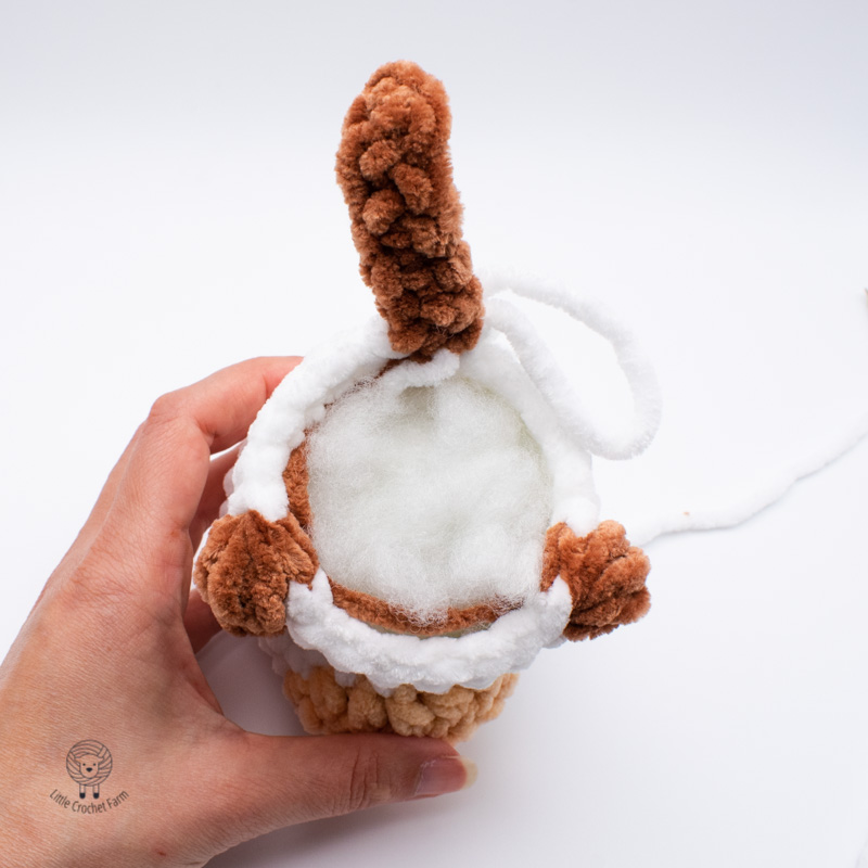 no-sew crochet cow photo tutorial