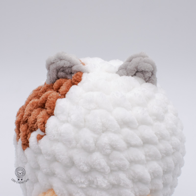no-sew crochet cow photo tutorial